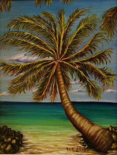 Palm Tree Path By Theresa Cangelosi Palm Trees Painting Palm Trees