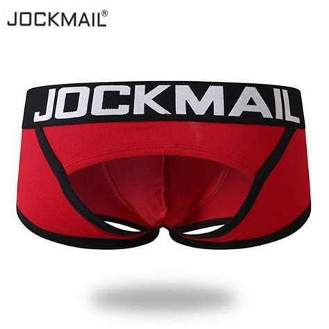 Jockmail Sexy Men Underwear Bottomless Boxer Men Thong G Strings Tanga Short Underpants Gay Male