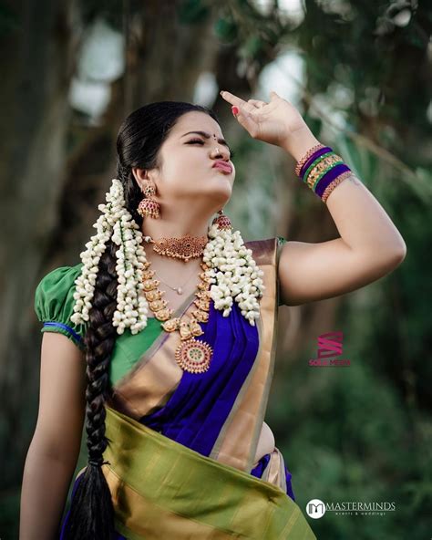 Chithu Vj Instagram Photos Stills Gallery Saree Pictures Dehati Girl Photo Stylish Girl