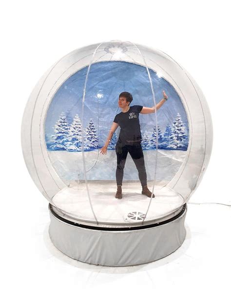 Giant Snow Globe Photo Opportunity Event Prop Hire