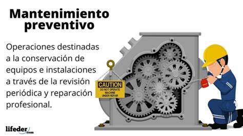 Mantenimiento Preventivo Características Tipos Objetivos