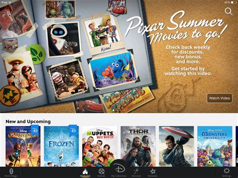 disney movies anywhere now offers pixar summer movies to go