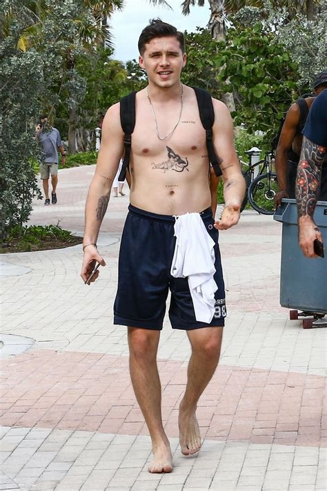 'so proud of the man you have become'. Brooklyn Beckham's Feet
