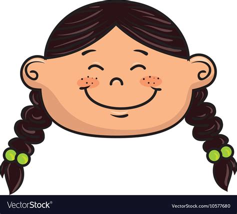 Guay Cartoon Happy Face Girl Images Frank And Cloody