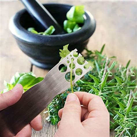 Stainless Steel Herb Stripper Kale And Herb Stripping Tool Vegetable