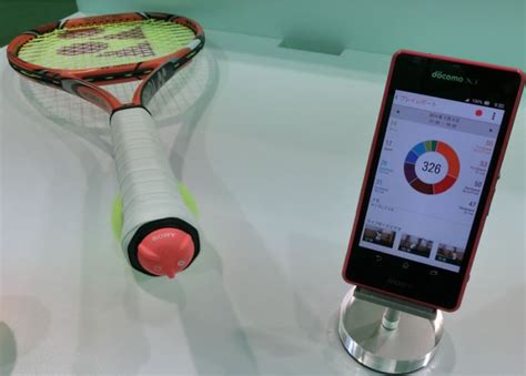 Sony Racket Mounted Smart Tennis Sensor Immediately Analyze The Tennis