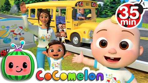 Wheels On The Bus School Version Cocomelon Nursery Rhymes Kids Songs