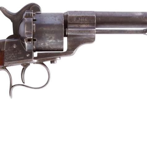 Revolver à Broche Lefaucheux Modèle 1858 Six Coups Calibre 12 Mm Cr