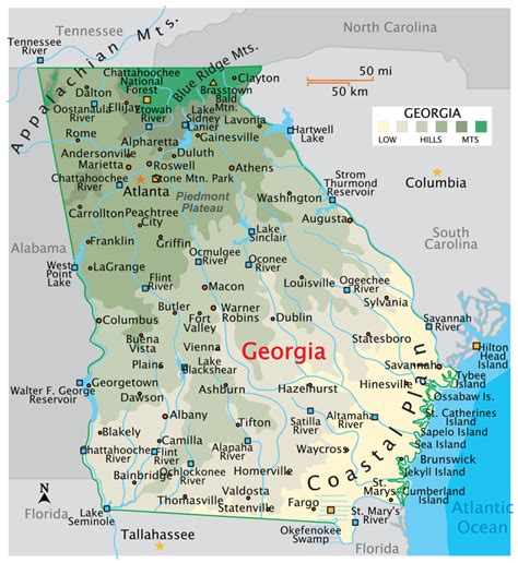 Georgia Cities Georgia Map County Map Political Map Porn Sex Picture