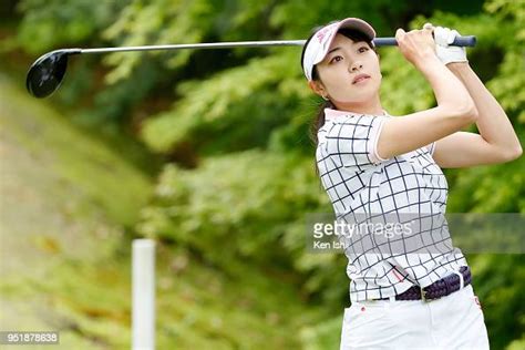 Momoka Miura Of Japan Watches Her Tee Shot On The Second Hole During
