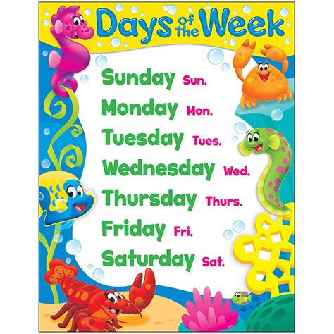Just click on the teal download button. Days Of The Week Sea Buddies Learning Chart - T-38351 ...
