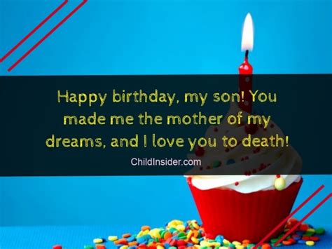 50 Best Birthday Quotes And Wishes For Son From Mother Child Insider