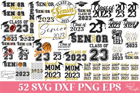 Senior Class Of 2023 Svg Bundle Graphic By Anastasia Feya · Creative