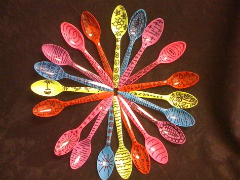 Collection by jim n janet whaley. Plastic spoon art - Viera High School and Redberry partnered with Recycle Brevard to create ...