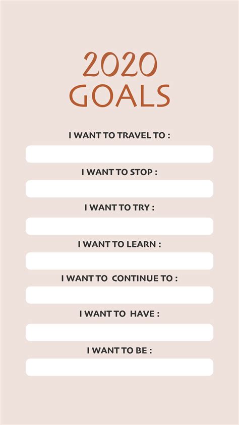 25 Vision Board Templates To Map Out Your Dream Goals