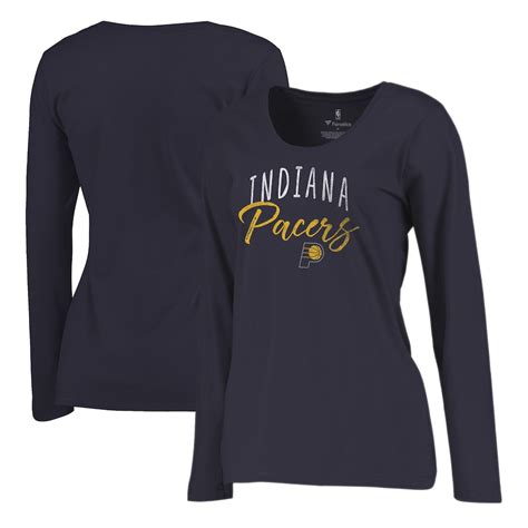 Indiana Pacers Fanatics Branded Womens Graceful Long Sleeve Plus Size