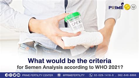 What Would Be The Criteria For Semen Analysis According To Who 2021