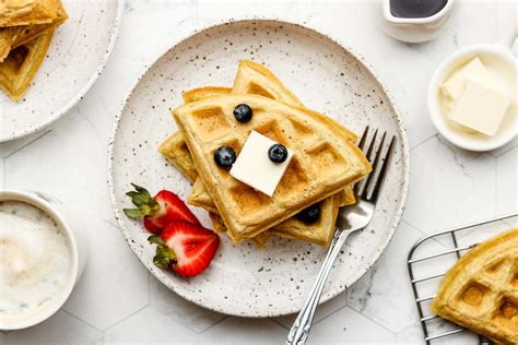They're light, healthy and gluten free. Banana Flour And Steel Cut Oat Flour Waffles / 1 - You ...