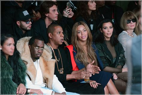 Celebs At Ny Fashion Week Beyonce And Jay Z Rihanna Kanye West Kim Kardashian Anna Wintour