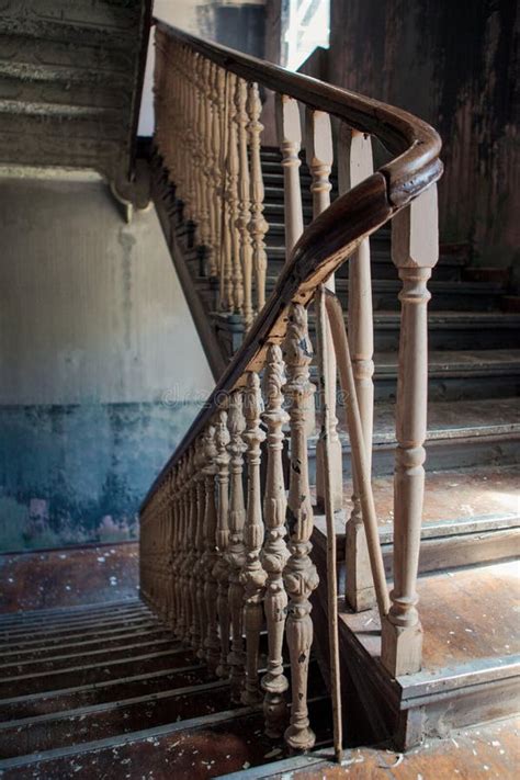 Old Stairs In Abandoned Building Stock Photo Image Of Ladder Inside