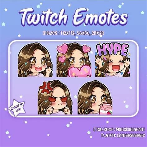 We Have Decided To Create Cute Emote Chibi Style Twitch Emote So In
