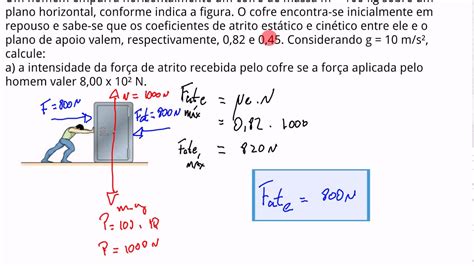 Exercicio De Força De Atrito Learnbraz