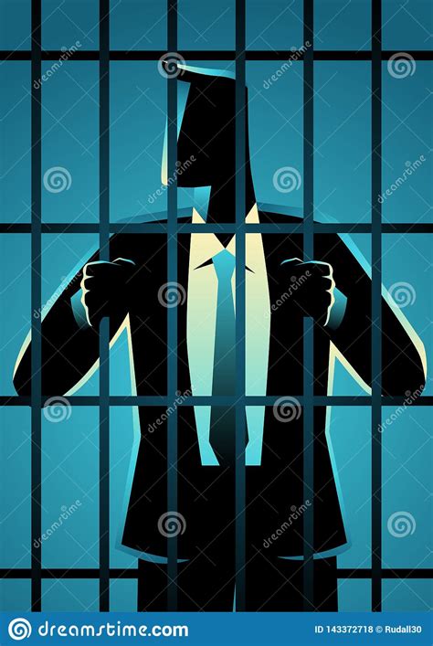 White Collar Criminal Stock Vector Illustration Of Detention 143372718