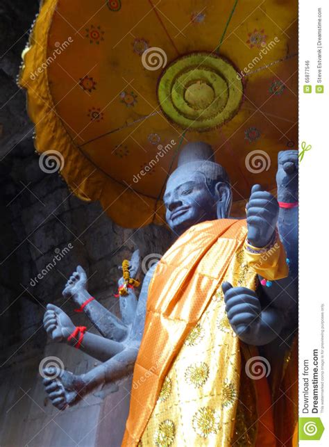 Multi Armed Vishnu Stock Photo Image Of Temple Gateway 65877546