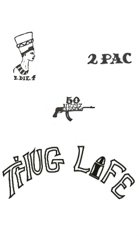 Tupac Thug Life Font