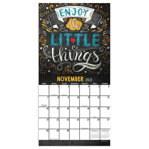2019 Chalk It Up Mini Calendar Office Calendars Calendars And Planners