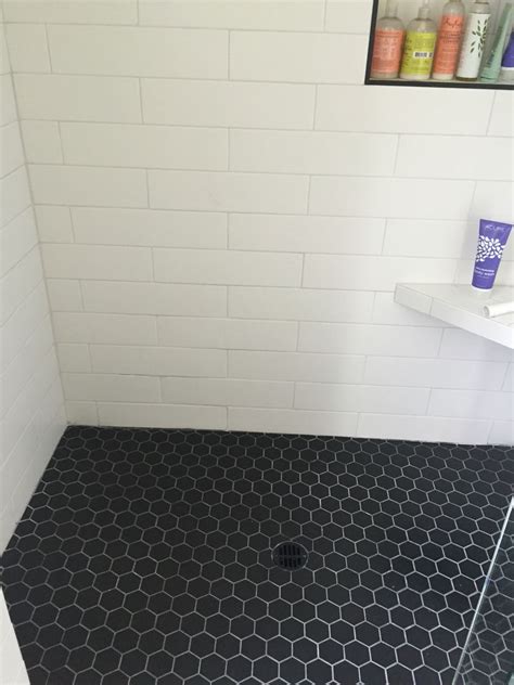 Black and white tile,hexagon tile,hexagon tile color,hexagon tile pattern,tile bathroom, with resolution 845px x exclusive white hexagon tile. Matte Black Hexagon Bathroom Floor Tile | Floor Tiles