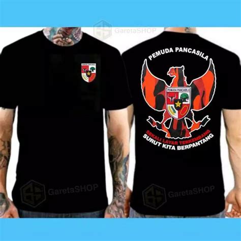 Kaos Pemuda Pancasila Logo Orange Sekali Layar Terkembang Surut Kita