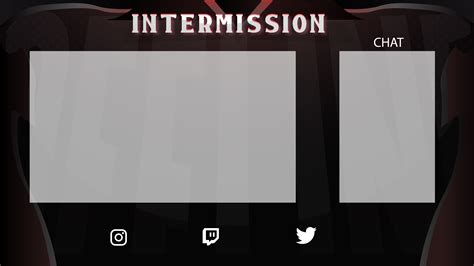 Intermission Get The Job Twitch Screens Design Projects Overlays