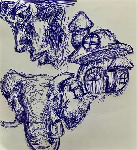 3 Random Things Ballpoint Pen Drawing Drawings Art Inspiration