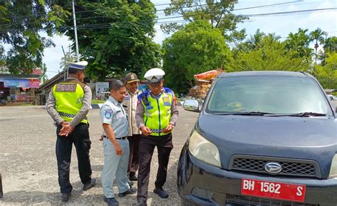 Operasi Gabungan Kepolisian Bapenda Dan Jasa Raharja Mendorong