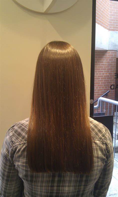 One Length Haircut Blunt Cut Long Hair Long Blunt Haircut Thick Hair