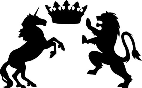 Gold Glitter Lion and Unicorn! | Lion and unicorn, Unicorn logo, Unicorn