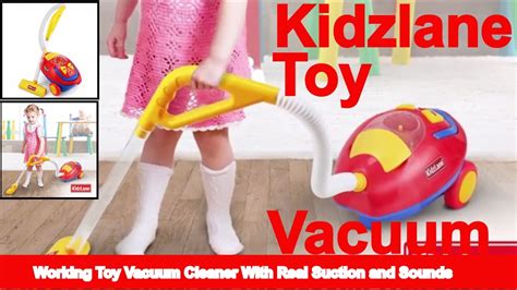 Kidzlane Toy Vacuum Working Toy Vacuum Cleaner With Real Suction And