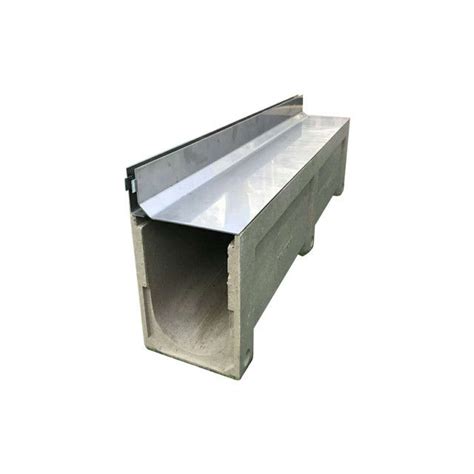 Concrete Resin Drainage Trench Concrete Drain Channel Linear Drain With Slot Type Cover