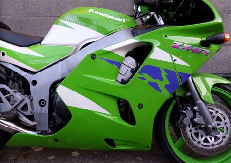 1996 Kawasaki Zx6 R F2 Ninja Green 600 Cc Supersport