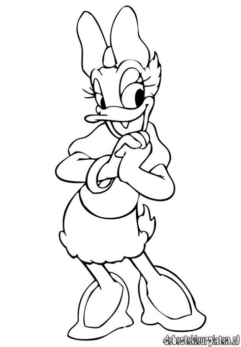 Disney Coloring Pages Daisy Duck