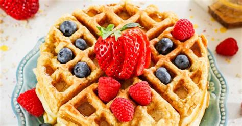 Easy Healthy Oatmeal Flour Oatmeal Waffles Savor Savvy