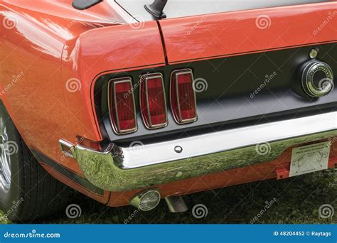 Mustang Rear End Stock Photo Image Of Motorcar Light 48204452