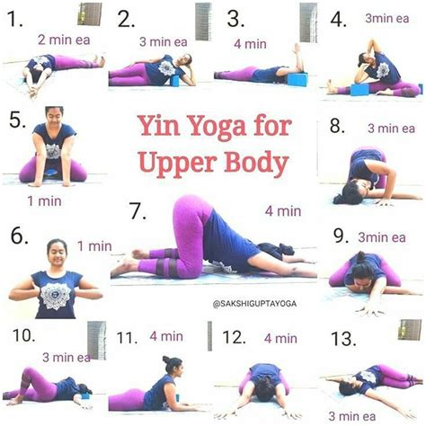 Yin Yiha For Upler Body Yin Yoga Sequence Yoga Asanas Restorative Yoga