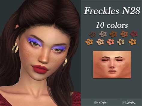 The Sims Resource Freckles N28