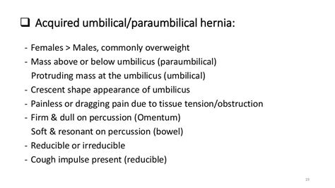 Umbilical Paraumbilical Hernia Saral