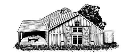 Vintage Barn Vector Illustration Stock Illustration Download Image