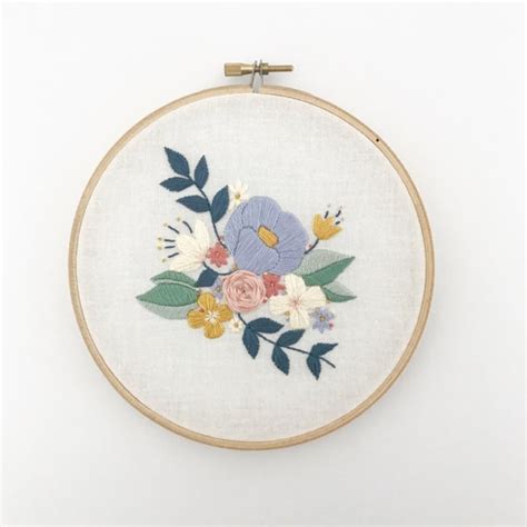 Embroider a large floral design if you want to try making flowers. 20+ Flower Embroidery Patterns - Cutesy Crafts