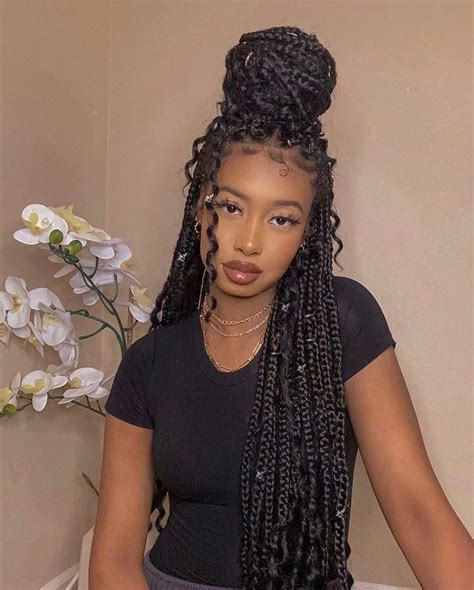 Aestheticallyethereal On Twitter Goddess Braids Hairstyles Box Braids Hairstyles For Black
