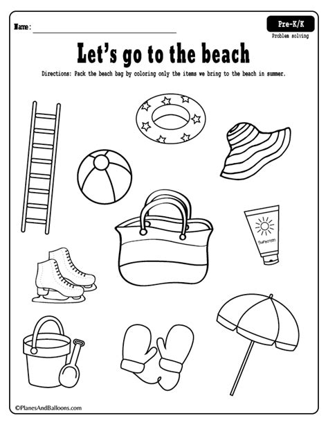 Thousands of printable coloring pages, for kids and adults! Free printable beach coloring page and a fun activity ...